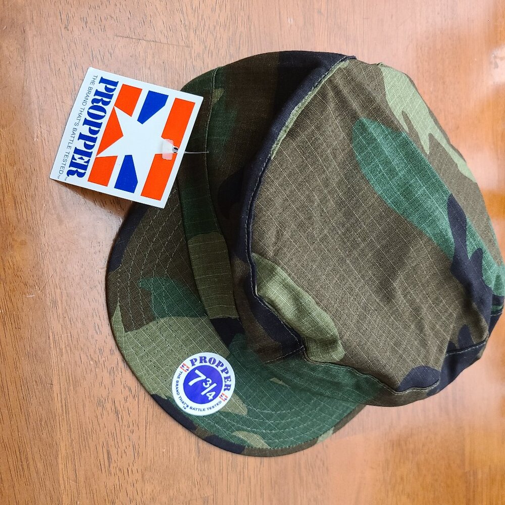 brand new with tags, Propper M81 woodland camo patrol cap army surplus XL/7-3/4